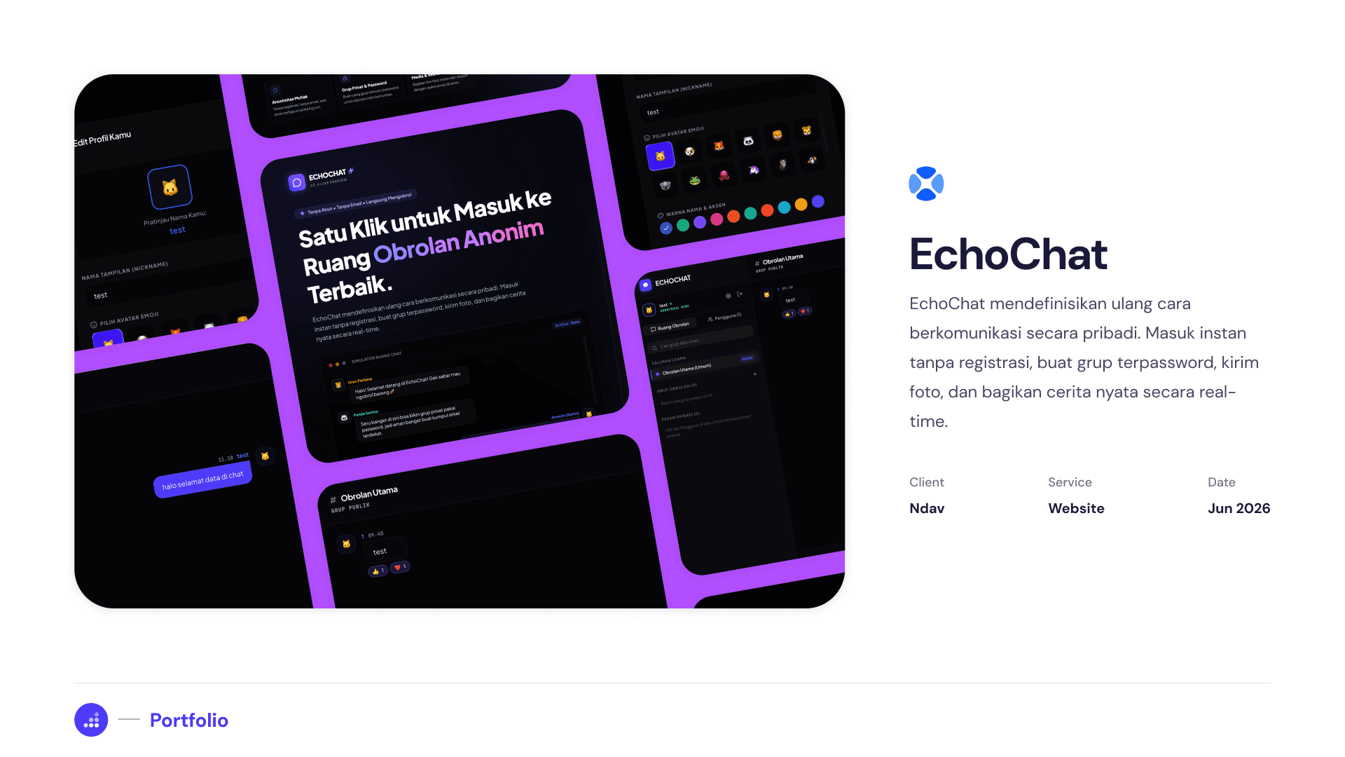 💬 EchoChat — Premium Real-time Anonymous Chat Platform